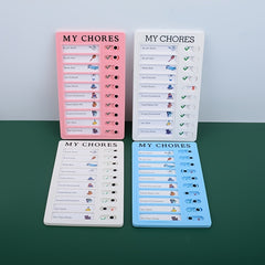 English Self Discipline Puncher Daily Plan Board To Do List RV Checklist