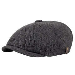Men's Patchwork Newsboy Cap