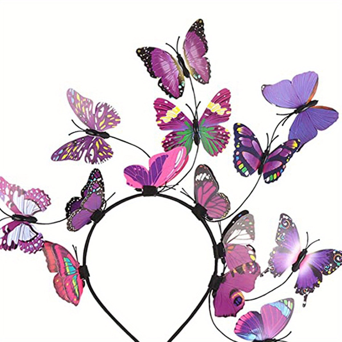 Butterfly Headband Halloween Party Cosplay Hair Band Costume Accessories