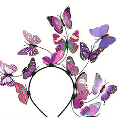 Butterfly Headband Halloween Party Cosplay Hair Band Costume Accessories