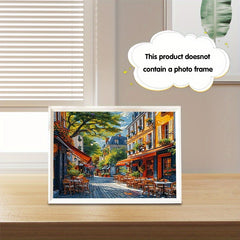 1000pcs Adult Mini Puzzle Midday City Restaurant High Difficulty