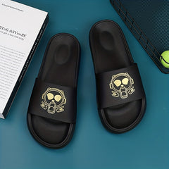 Men's Graphic Print Slides Non Slip Slippers