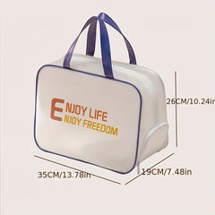 Large Capacity Portable Toiletry Bag with Dry and Wet Separation