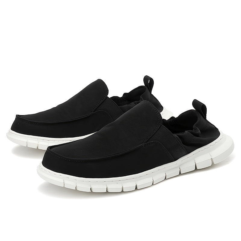 Men's Canvas Slip On Walking Shoes Lightweight Sneakers