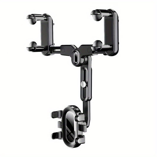360 Degree Car Rearview Mirror Mobile Phone Bracket Rotatable