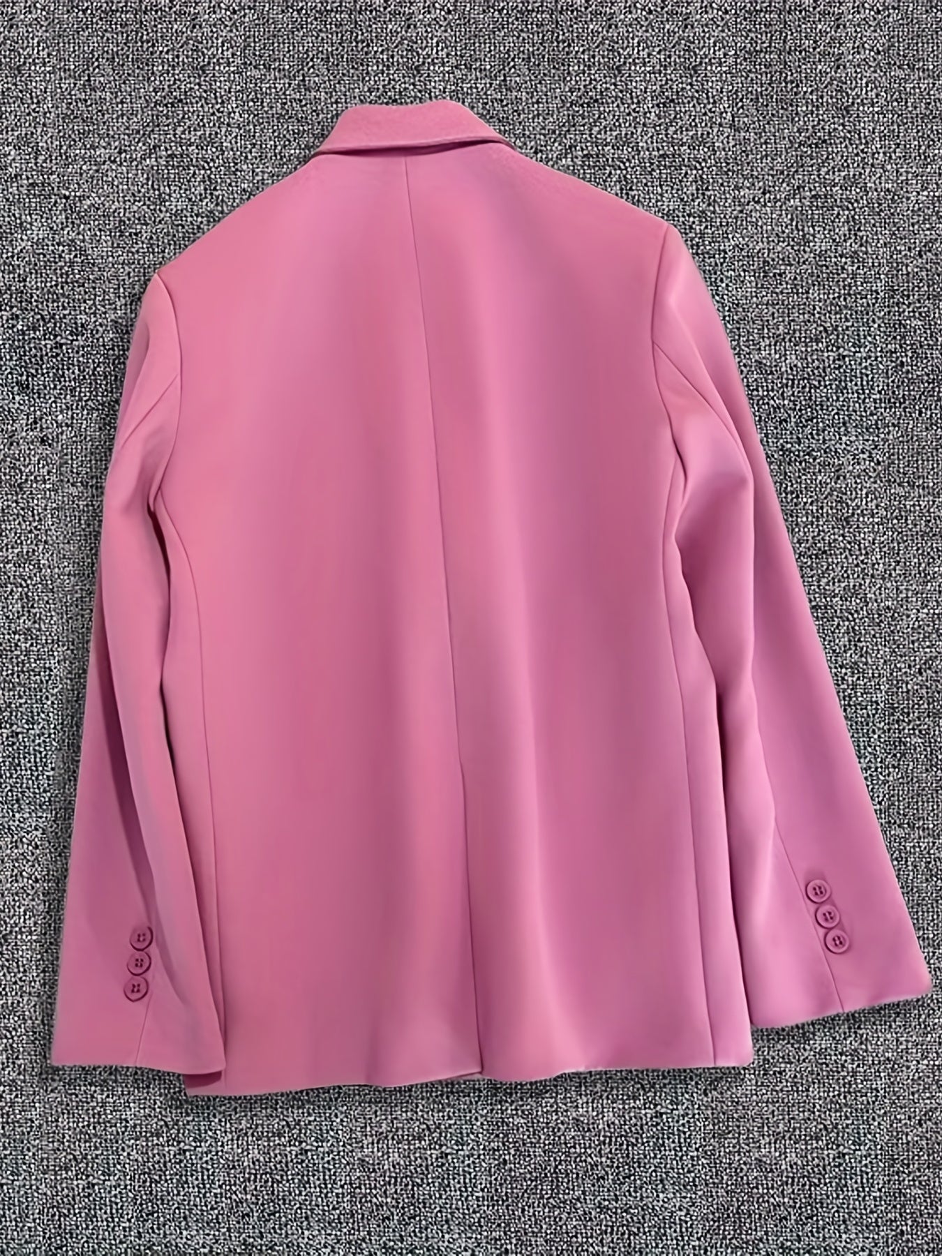 Double Breasted Lapel Blazer Long Sleeve Casual Work Office Outerwear