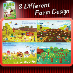 Farm Life Sticker Book for Kids
