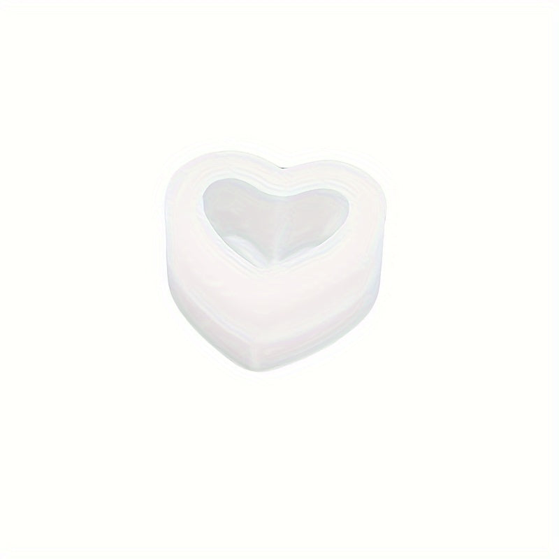 3D Heart Shape Resin Mold for DIY Craft - Heart Keychain Charms