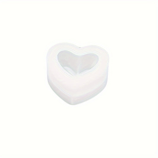3D Heart Shape Resin Mold for DIY Craft - Heart Keychain Charms