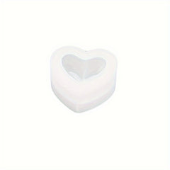 3D Heart Shape Resin Mold for DIY Craft - Heart Keychain Charms