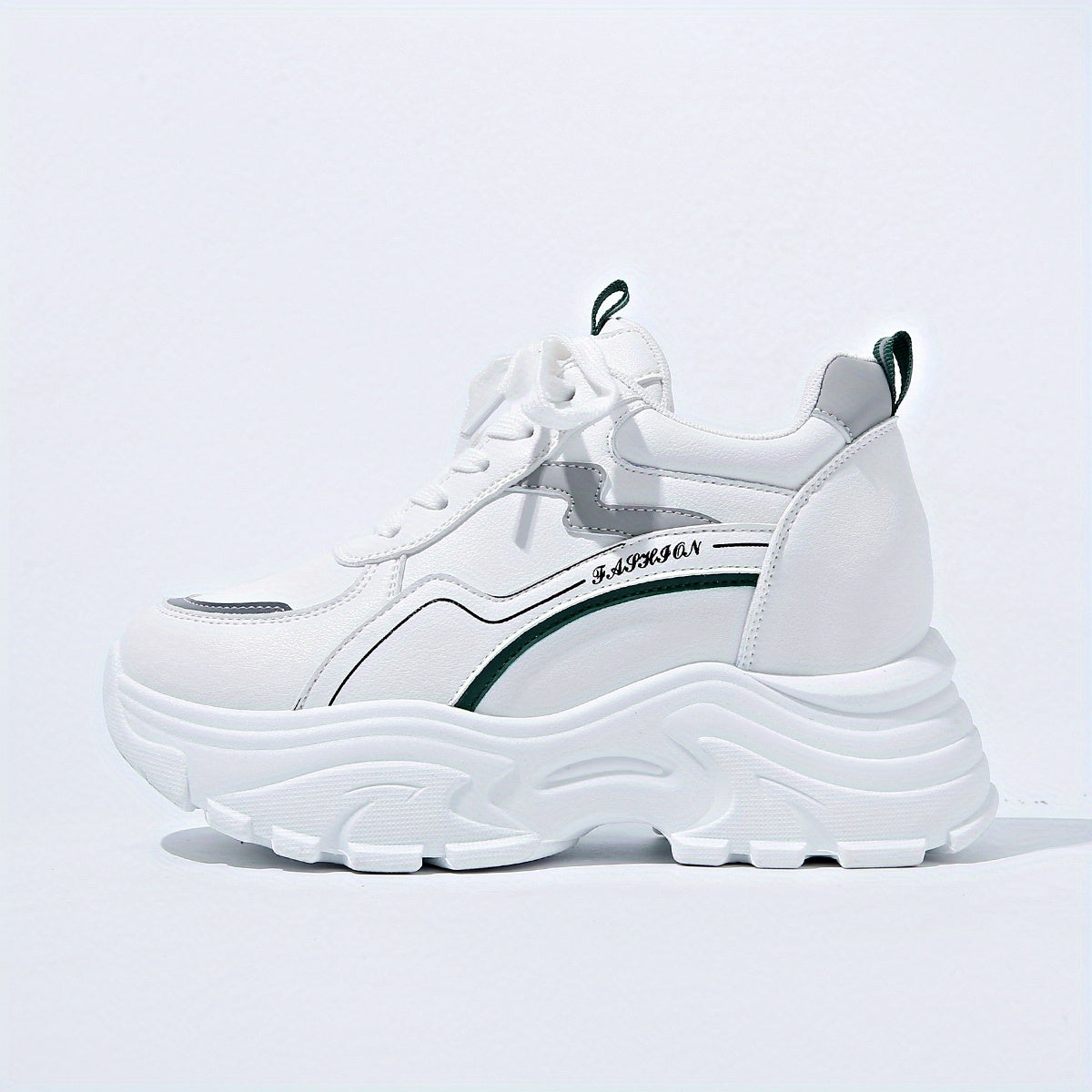 Women's Thick Bottom Sport Shoes Lightweight Non slip Chunky Sneakers