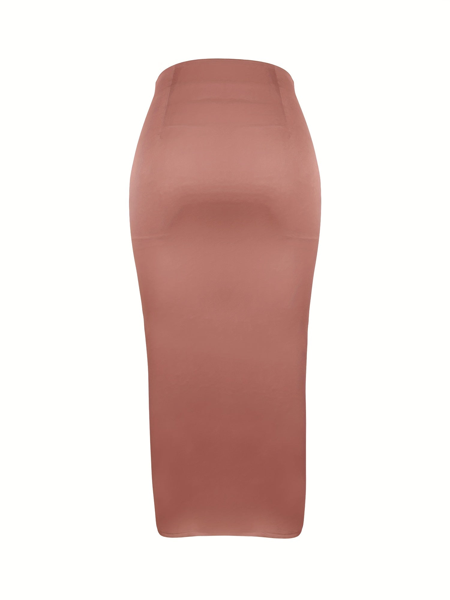 Ruffle Trim Split Bodycon Skirt for Women