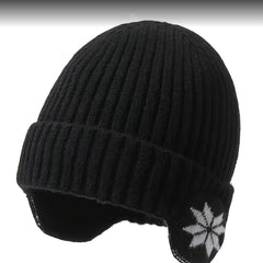 Warm Knitted Beanie Hat for Winter Outdoor Activities