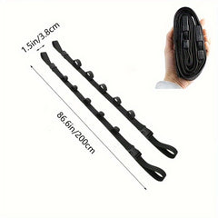 4pcs Car Fishing Rod Holder Heavy Duty Nylon Adjustable Holder Strap