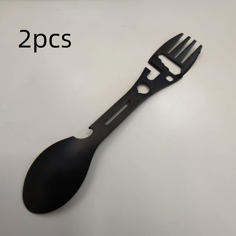 Ultimate Camping Spork 10 in 1 Stainless Steel Outdoor Accessory