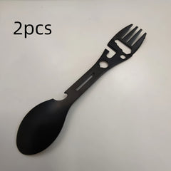Ultimate Camping Spork 10 in 1 Stainless Steel Outdoor Accessory