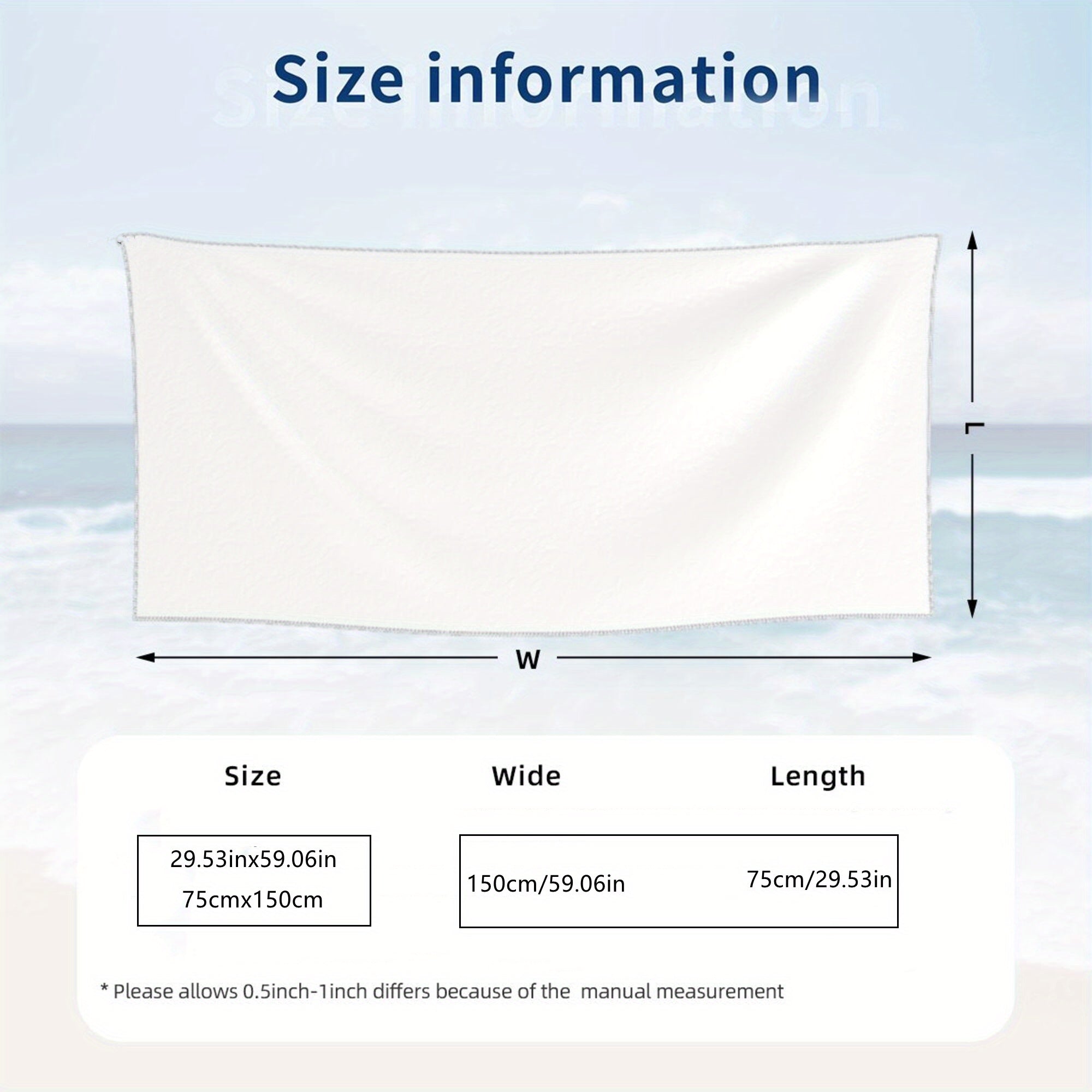 Quick Drying Beach Towel for Adults & Kids