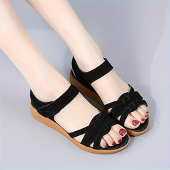 Women's Summer Sandals Anti slip Comfort Hook And Loop Fastener