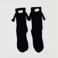 2pairs Hand In Hand Socks Friendship Socks Magnetic Socks