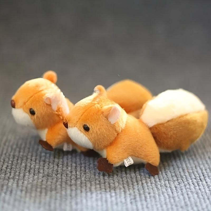 Set of 4 Cute Squirrel Stuffed Toys
