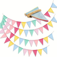 Rainbow Double Sided Window Shower Party Banner Background