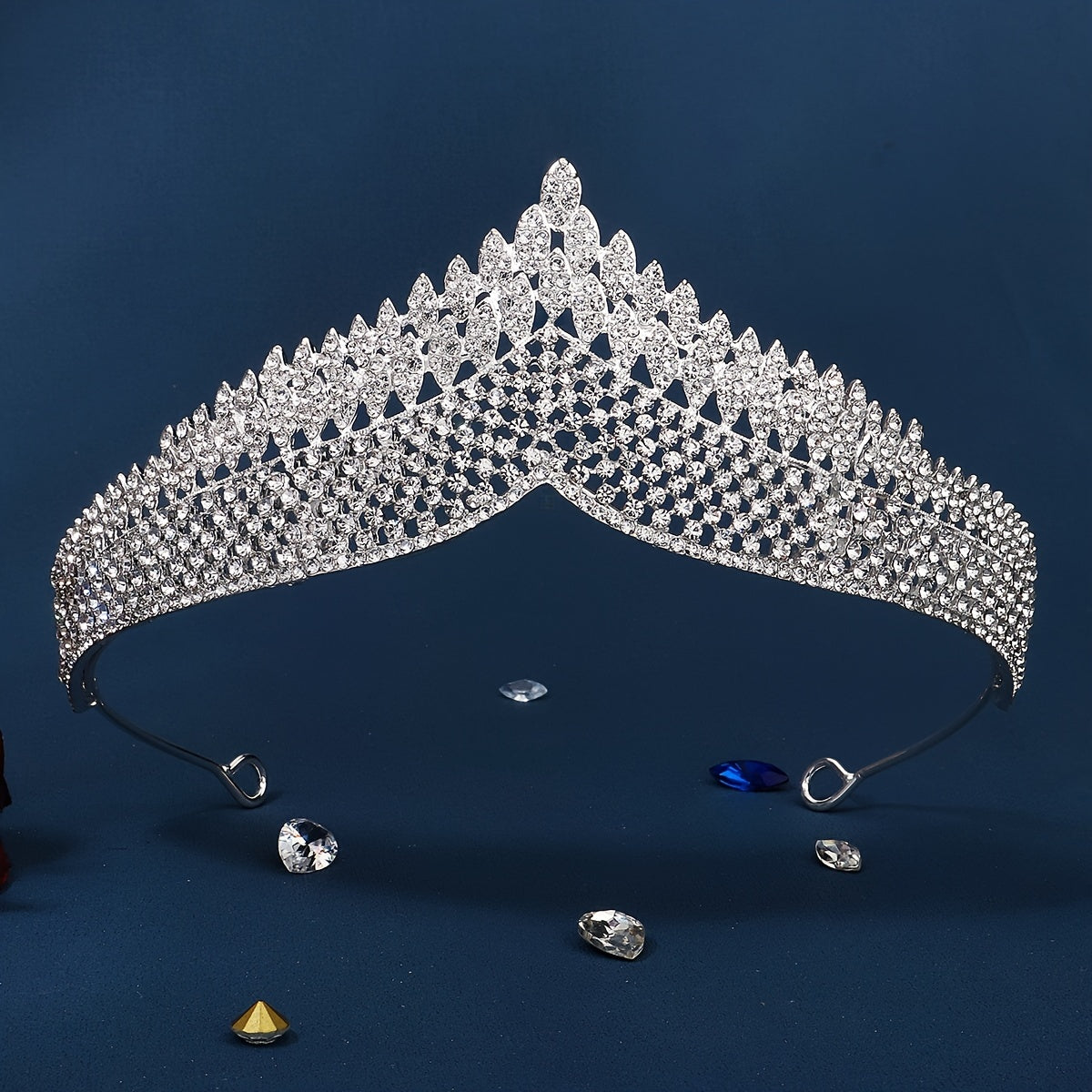 Vintage Crystal Wedding Crown Bridal Tiara Girls Birthday Party Crown