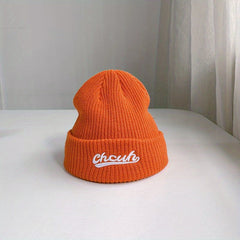 Kids Knitted Woolen Hats Autumn Winter Warm Melon Hats