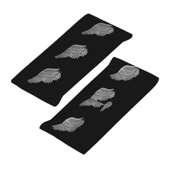 Unisex Sports Headband with Wing Sweat Wicking Polyester