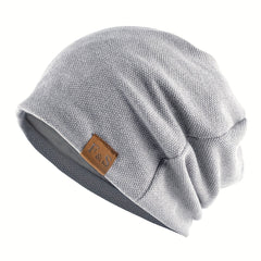 Solid Cotton Men's Pullover Cap for Spring and Summer