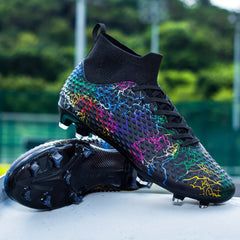 Professional High Top Anti Skid Soccer Cleats for Boys