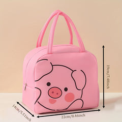 Cartoon Insulated Lunch Bag Large Capacity Cooler Bag