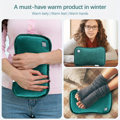 Graphene Hand Warmer USB Plug in Portable Foot Warmer for Winter Camping