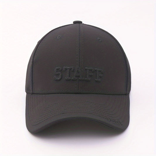 STAFF Letter Embroidery Baseball Cap For Men And Women