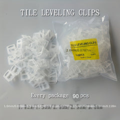 90pcs Tile Leveler Base Tiling Tool Adjustment Leveling Sticking Tile Tool