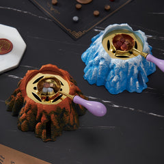 3pcs Wax Seal Set with Spoon, Melting Furnace, 10 Candles