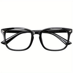Square Frame Reading Glasses Spring Hinge Anti UV Light Blocking Glasses