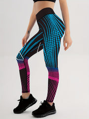 High Waist Printed Yoga Leggings - Stylish and Comfortable Activewear