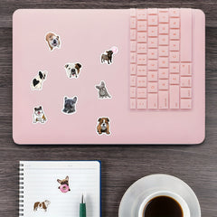 500pcs Bulldog Animal Stickers For Scrapbooking & Bottles