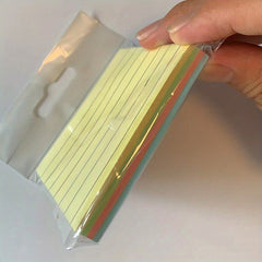 100sheets Plaid Sticky Notes Book for Students Office Adult