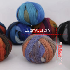 Rainbow Gradient Wool Thread for Crocheting and Knitting
