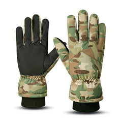 Winter Waterproof Windproof Ski Gloves Warm Plus Fleece Touch Screen Men Women
