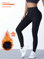 Fleece Liner Sports Pants Slim Fit Yoga Leggings Women's Activewear