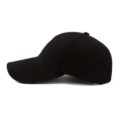 Label Patch Unisex Baseball Cap Solid Casual Dad Hats Adjustable Couple Sun Hats