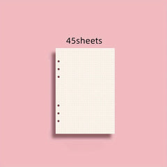 A5 A6 Notebook Filler Paper Loose leaf Planner Paper Replaceable Detachable