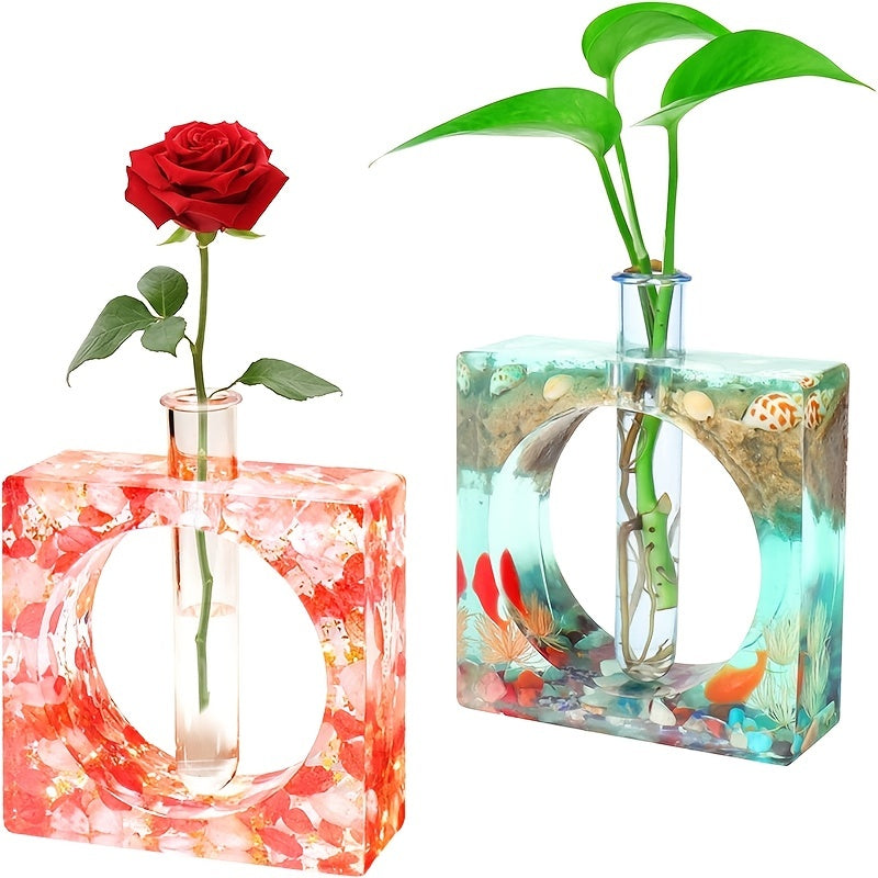 Resin Mold Plant Propagation Station Epoxy Vase Silicone Mold
