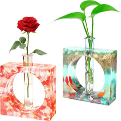 Resin Mold Plant Propagation Station Epoxy Vase Silicone Mold