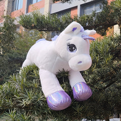 110cm Unicorn Plush Toy Soft Rainbow Stuffed Animal