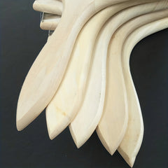 5pcs Wooden Handle Paint Brushes for Marine, BBQ, Household Projects