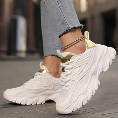 Women's Slip Resistant Chunky Sneakers Breathable Running Shoes