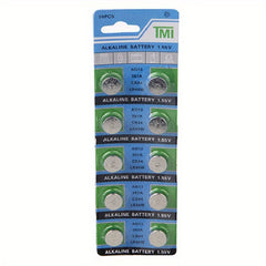 10pcs LR44 AG13 357 303 SR44 1 5V Button Coin For Watch
